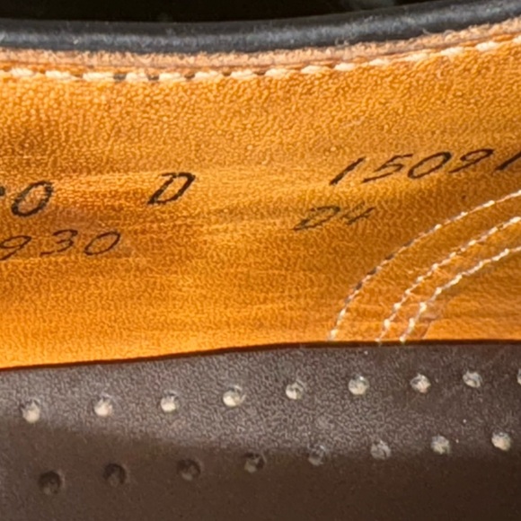 NEW Vintage USA Cole Haan 9D Men\'s Classic Black Leather Oxfords CIRCA 1980 main image 12